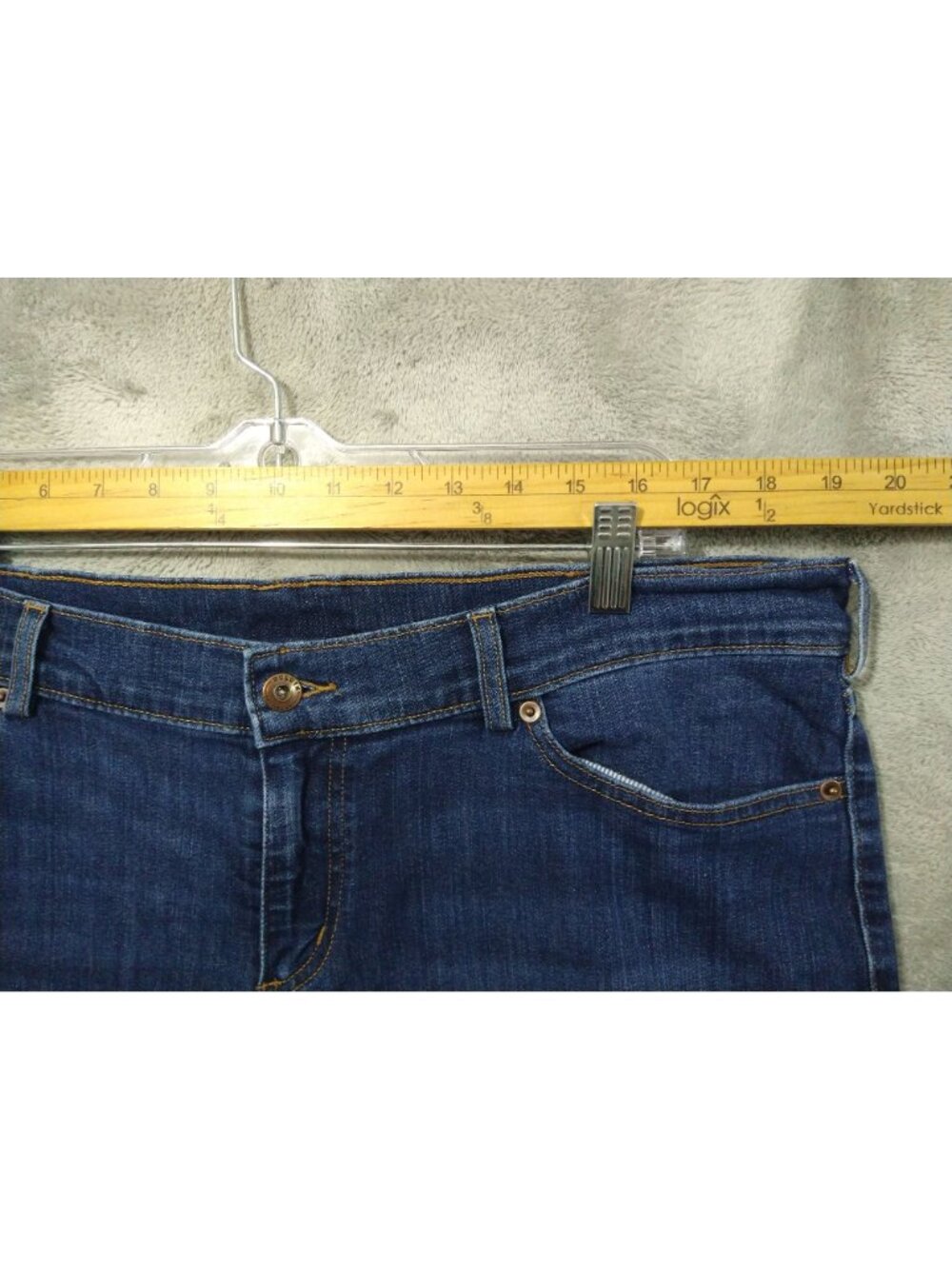 Duluth Trading Jeans Womens 18Wx31 Blue Denim Duluthflex Daily Bootcut Stretch - Picture 3 of 10